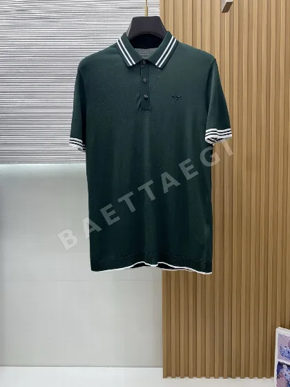 톰포드 남성 심플 카라 니트 폴로 반팔 티셔츠 115558