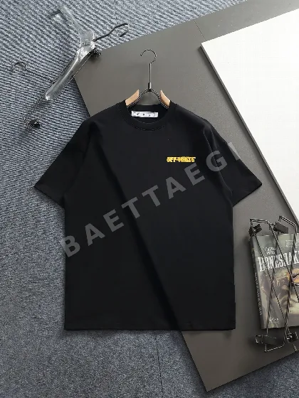 오프화이트 남성 반팔 티셔츠 87479