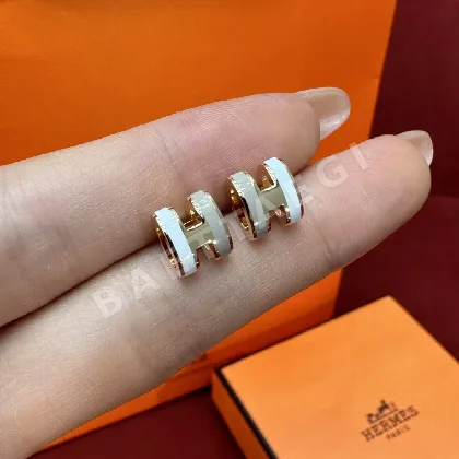 에르메스 미니팝 H 에나멜 귀걸이 178392