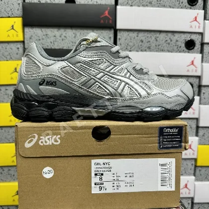 아식스 [WZ] 젤 NYC 미드 1203A280-020 200377 Asics Gel-NYC Mid Grey Sheet Rock