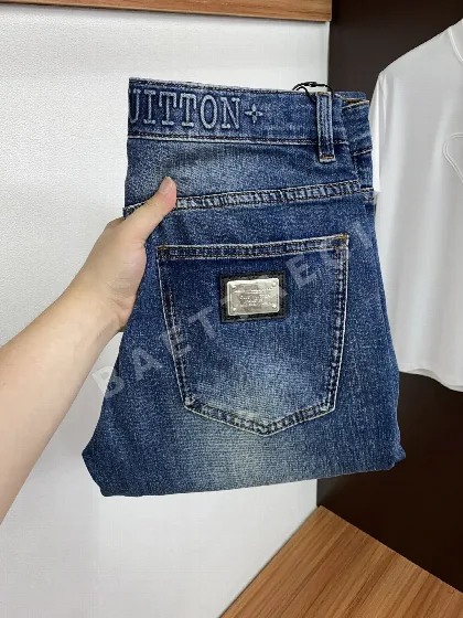루이비통 데님 남성 바지 148354