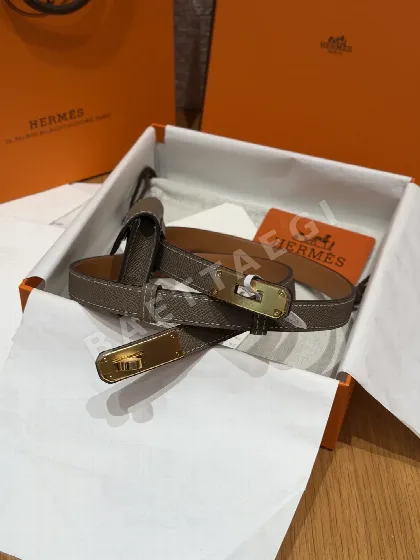 에르메스 앱송 카프스킨 켈리 버클 벨트 176332
