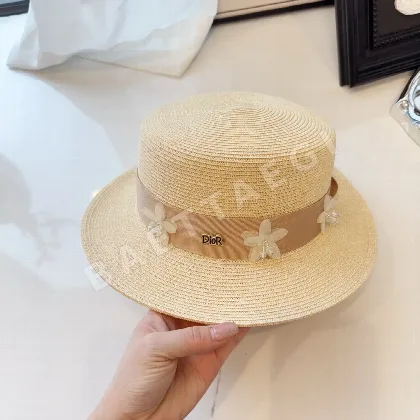 디올 짜임 플랫캡 78636