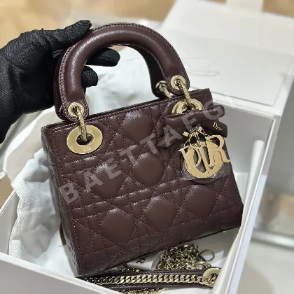 디올 보우노트 램스킨 핸드백 132395