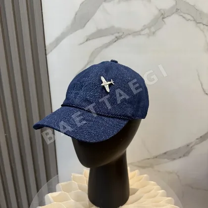 루이비통 워시드 데님 베이스볼 모자 118838
