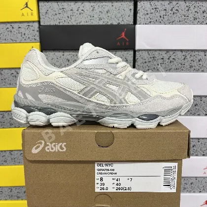 아식스 [M] 젤 NYC 1203A739-100 200493 Asics Gel-NYC Cream Grey