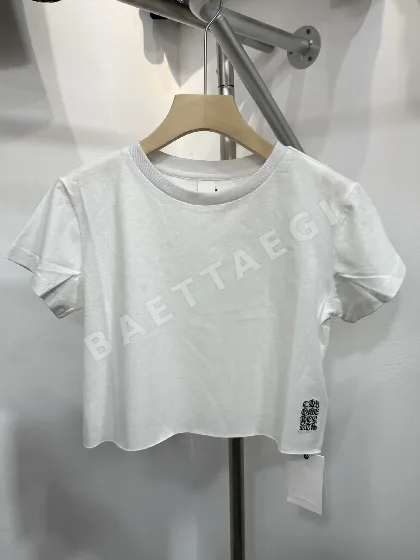크롬하츠 여성 산스크리트어 자수 반팔 티셔츠 53094