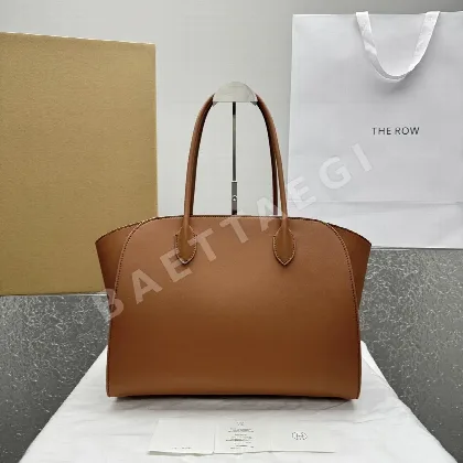 더로우 미디엄 무지 브라운 가방 133363