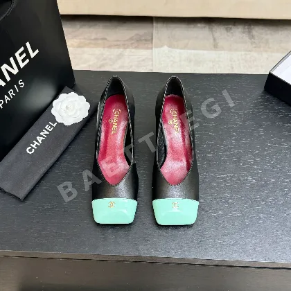 샤넬 더블 C 스티치 스퀘어토 메리제인 98604