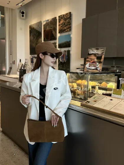 샤넬 여성 린넨 수트 자켓 157136