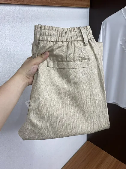 제냐 린넨 스트레이트 팬츠 남성용