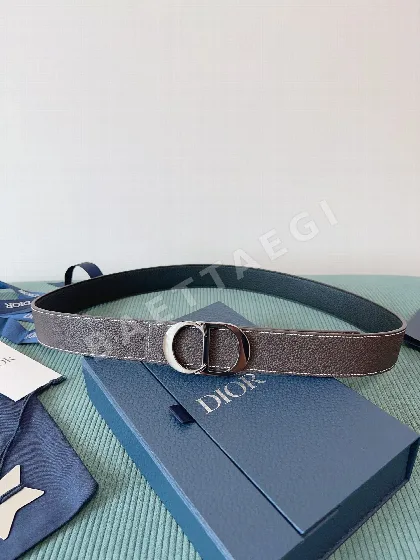 디올 천연 가죽 벨트 59841
