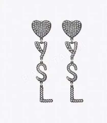 생로랑 황동 YSL 이브닝 귀걸이 65533