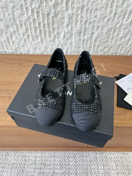 샤넬 더블 C 컬러 블록 메리제인 24324