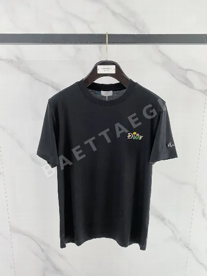 디올 로고 장식 남성 크루넥 반팔 티셔츠 148703