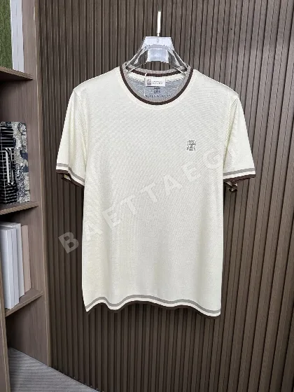 브루넬로쿠치넬리 오버사이즈 크루넥 반팔 티셔츠