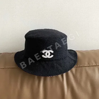 샤넬 비즈 로고 버킷 햇, 베이스볼 모자 82934