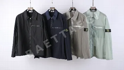 스톤아일랜드 메탈릭 나일론 남성 자켓 51510