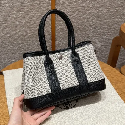에르메스 가든파티 미니 캔버스 가방 191710
