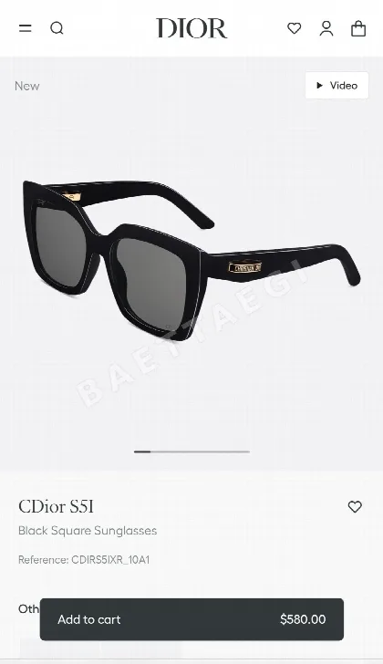 디올 선글라스 72698 Dior Sunglasses
