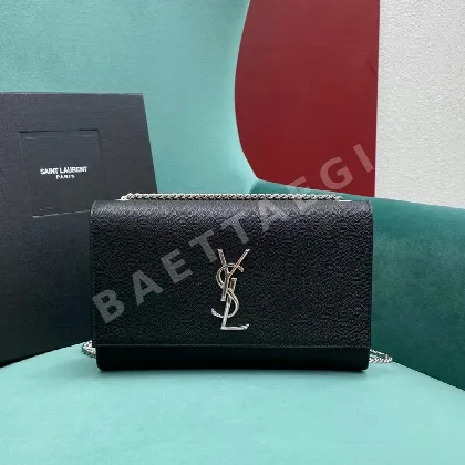 생로랑 카프스킨 케이트 클래식 체인 가방 364021