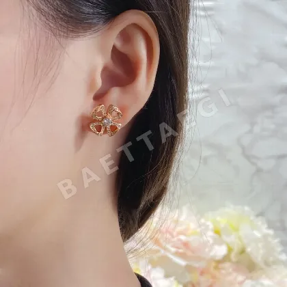 불가리 블루밍 플라워 귀걸이 64803