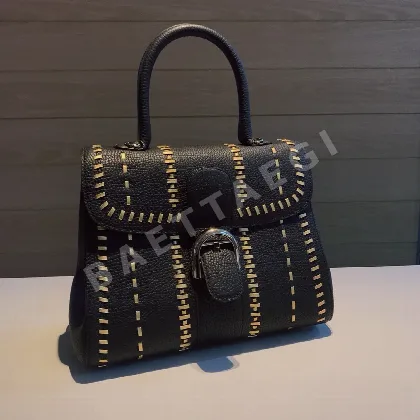 델보 천연 가죽 위빙 숄더백 28 cm 189832