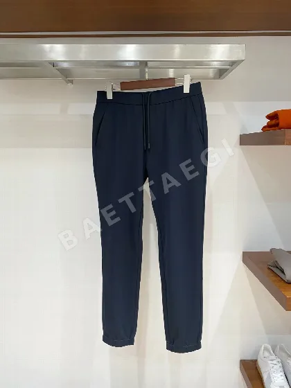 프라다 린넨 혼방 남성 바지 88472