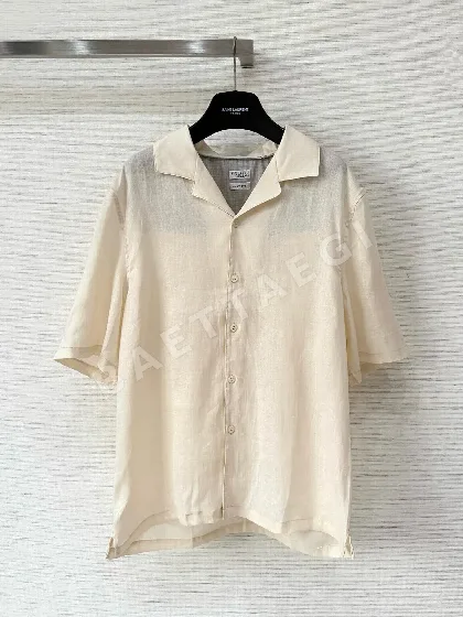 브루넬로쿠치넬리 린넨 남성 반팔 셔츠 47892