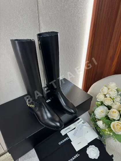 샤넬 체인 라이더 부츠 93920