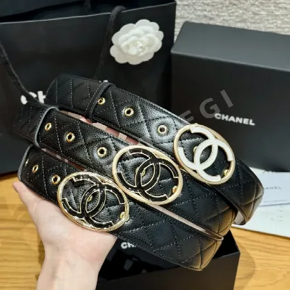 샤넬 라운드 장식 여성용 벨트 173993