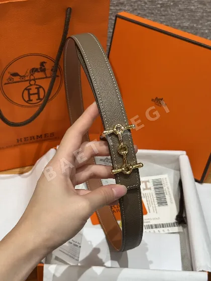 에르메스 H자형 버클 스위프트 앤 앱송 가죽 벨트 175284