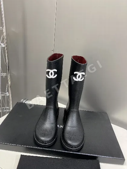 샤넬 빈티지 레인부츠 146898