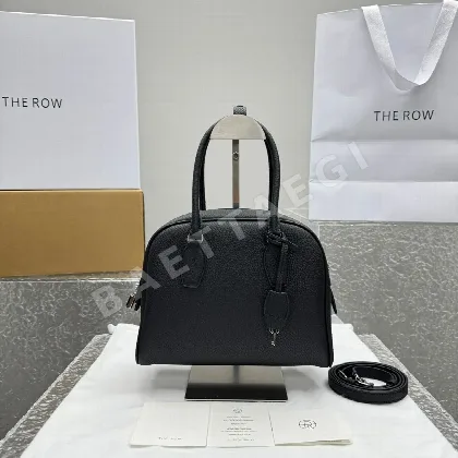 더로우 보울링백 가죽 핸드백 128635