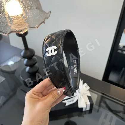 샤넬 퀼팅 헤어밴드 183089