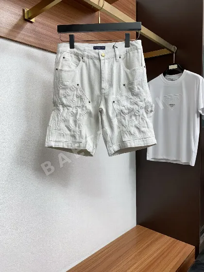 루이비통 데님 니트 가공 남성 반바지 68912