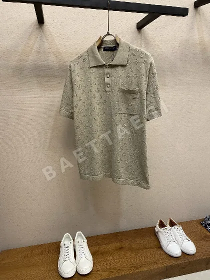 루이비통 메시 니트 모노그램 반팔 티셔츠 49109