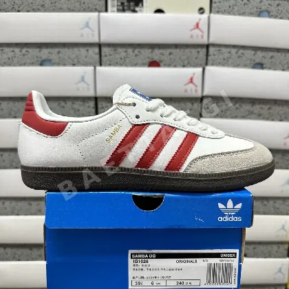 아디다스 [WZ] 삼바 OG IG1025 200689 Adidas Samba OG White Better Scarlet
