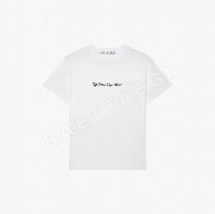 오프화이트 남성 반팔 티셔츠 87692
