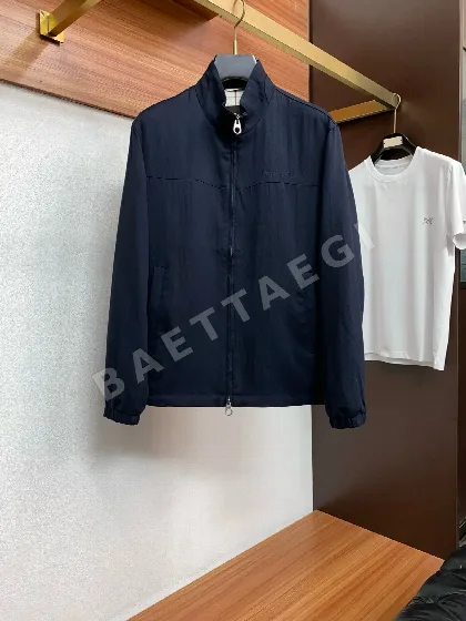 로로피아나 코튼 린넨 남성 스탠드카라 자켓 159985