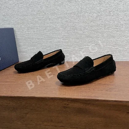 디올 로퍼 남성 가죽 가로 스트랩 160555