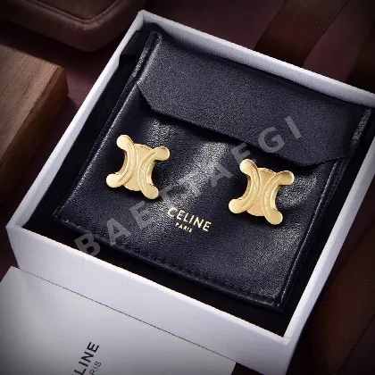 셀린느 18K 골드 도금 황동 귀걸이 69738