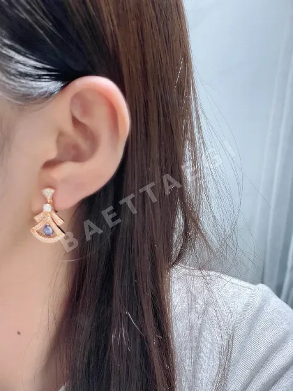 불가리 루비 다이아몬드 귀걸이 64672