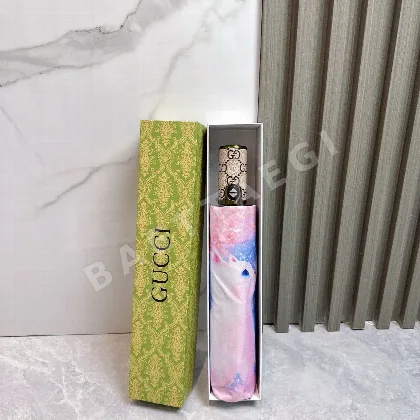 구찌 고양이 패턴 자외선차단 접이식 우산 85523