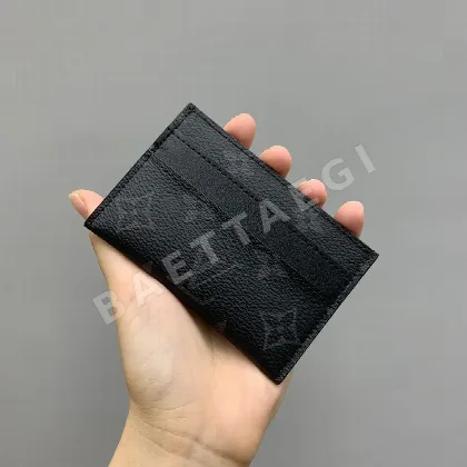 루이비통 블랙 플라워 카드 홀더 지갑 M62170