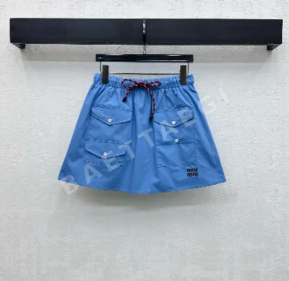 미우미우 카라 포켓 긴소매 셔츠 97471