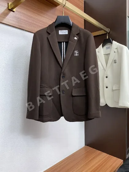 브루넬로쿠치넬리 컬러 블록 남성 자켓