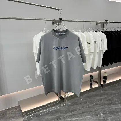 오프화이트 남여공용 반팔 SS 49555