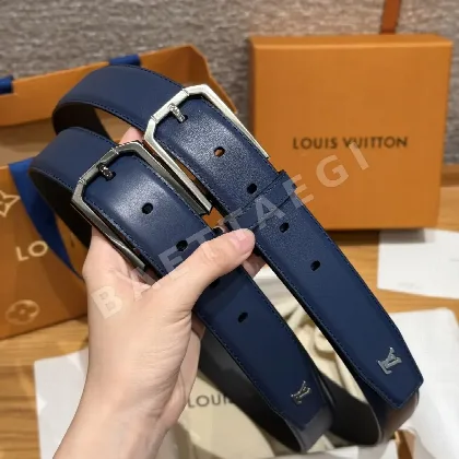 루이비통 소가죽 핀 버클 벨트 172432