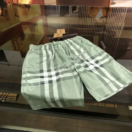 버버리 클래식 체크 메시 남성 반바지 136791
